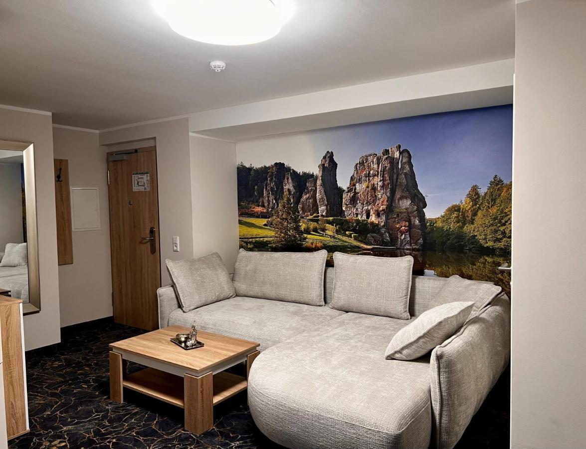 Gaestehaus Am Kurpark Hotel Garni Horn-Bad Meinberg Extérieur photo