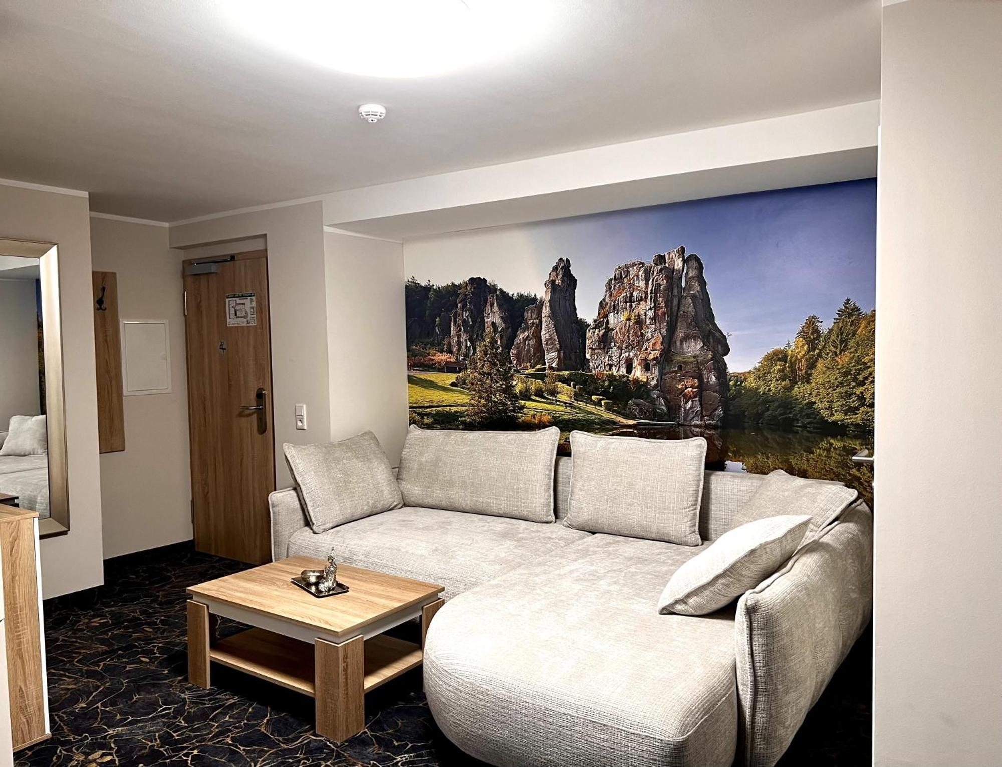 Gaestehaus Am Kurpark Hotel Garni Horn-Bad Meinberg Extérieur photo